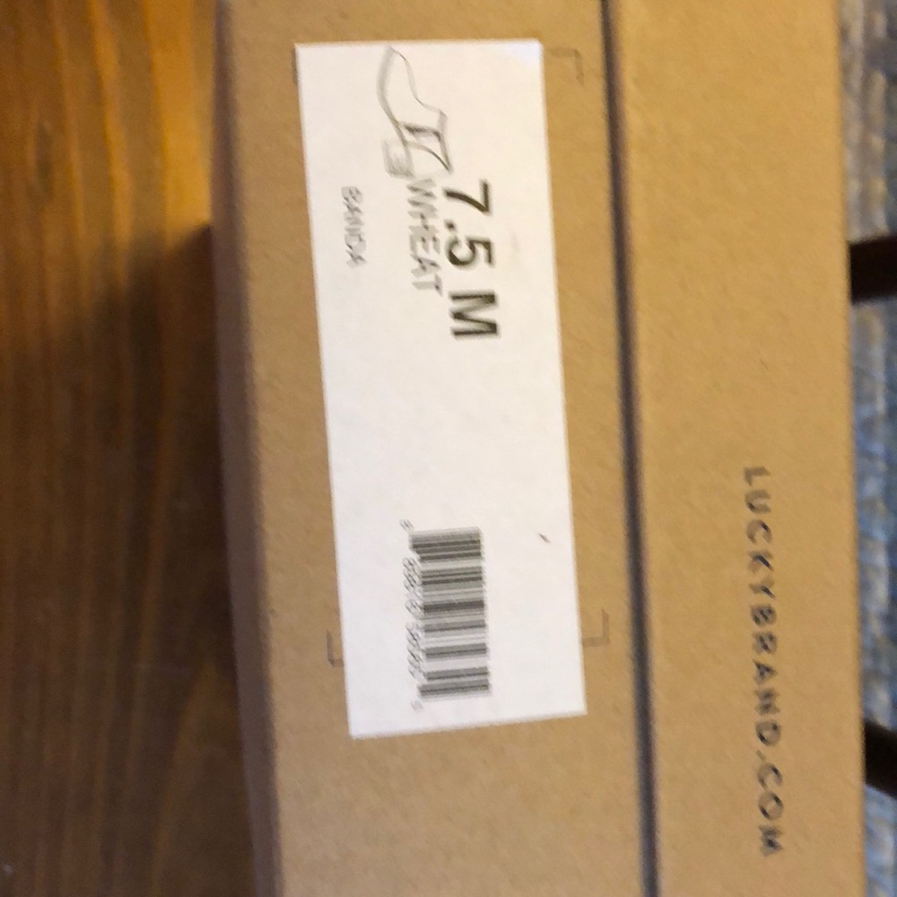 Lucky Brand Banda booties. Size 7.5 color wheat